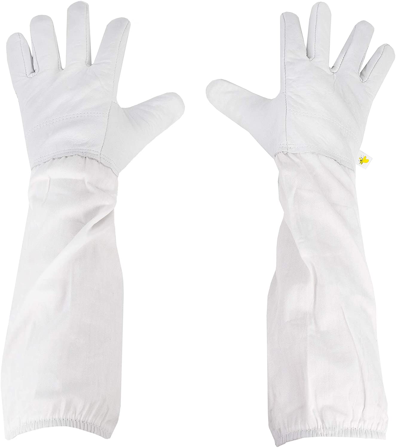 VIVO Small Goatskin Beekeeping Gloves with Sleeves