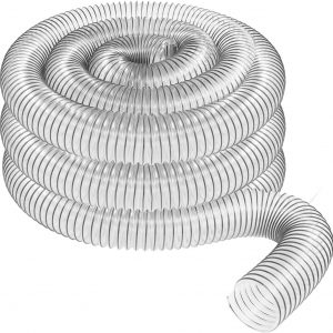 2-1/2" x 20' Clear PVC Vacuum Hose