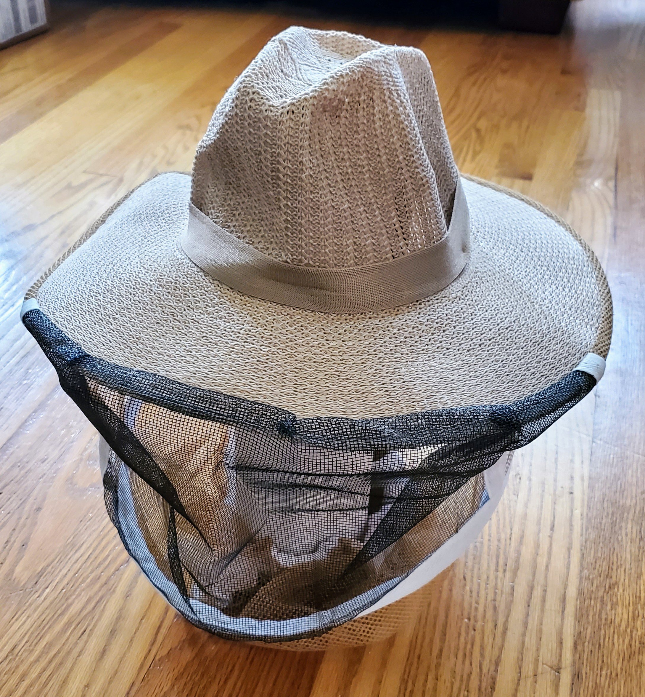 Straw Hat Veil